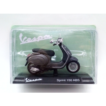 Skuter Vespa Sprint 150 ABS 2014 dark gray - skala 1:18 - Centauria